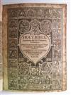 BIBLE IN ENGLISH.  The Holy Bible, Containing the Old Testament and the New.  1619-20